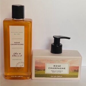 Bath & Body Works Rosé Champagne Shower Gel and Body Lotion Set